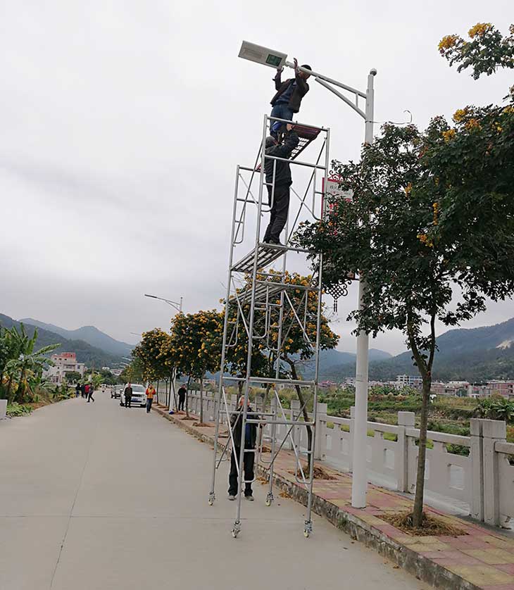 0電費光能路燈替換市電路燈