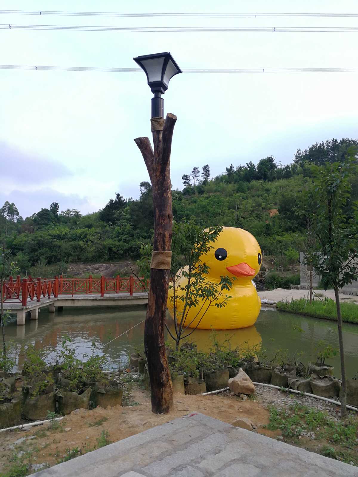 戶外免接線光能景觀燈