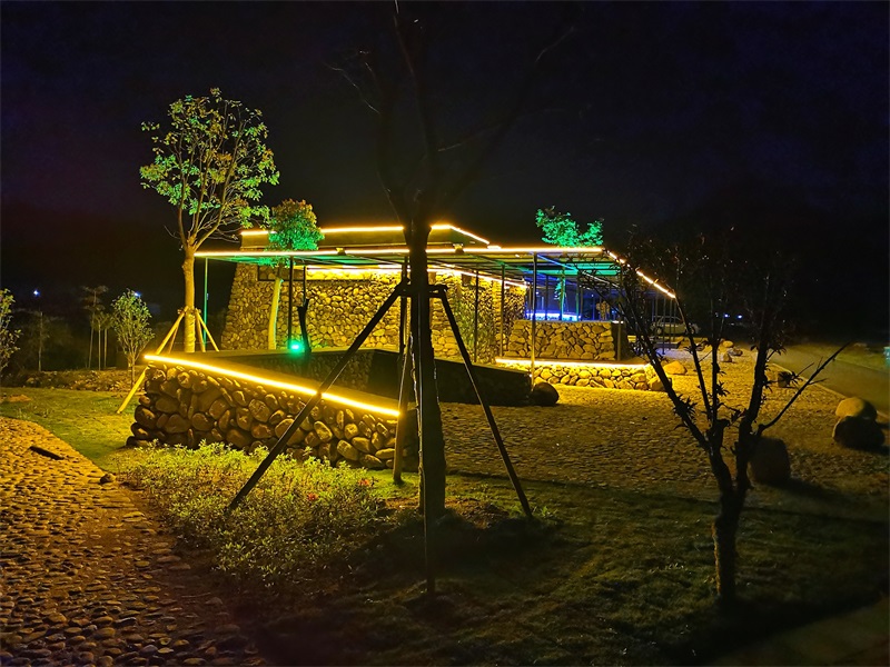 微光太能陽景觀燈夜景