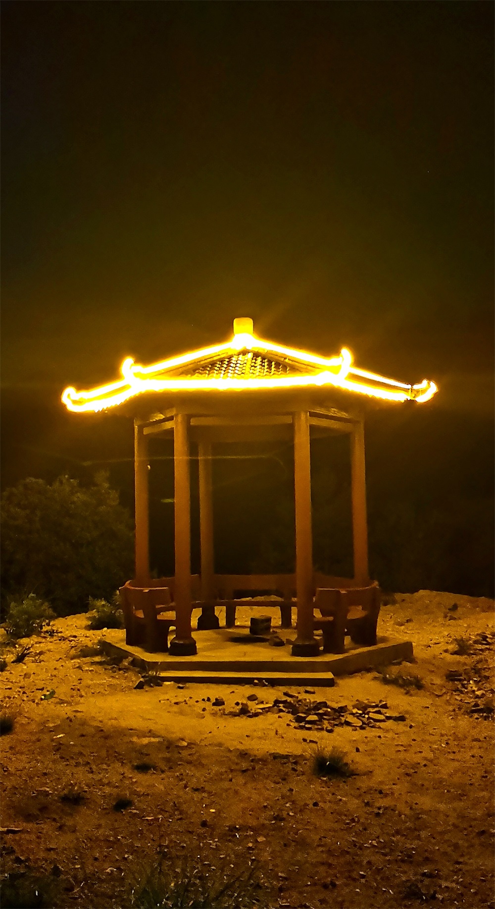 2021涼亭多色微光能景觀燈