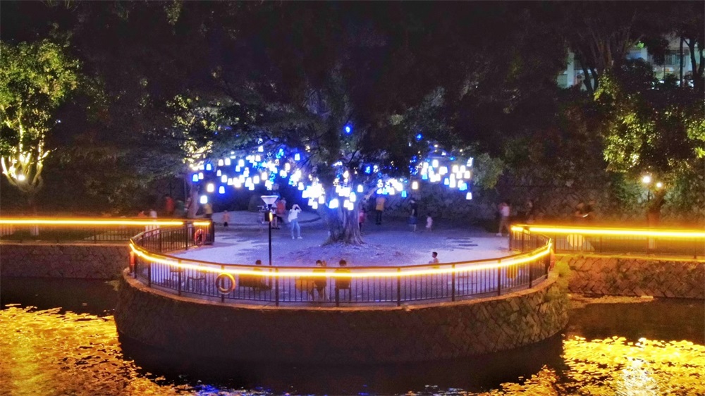 夜夜明微光能多色景觀燈景區(qū)夜景亮化