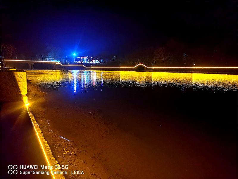 202太陽能無電亮化夜景公園景觀燈水景倒影
