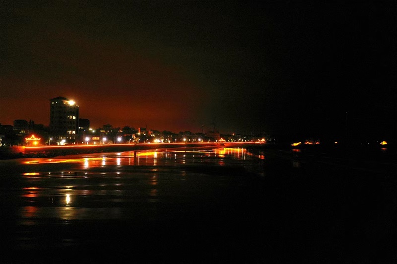 202太陽能無電亮化夜景公園景觀燈全景